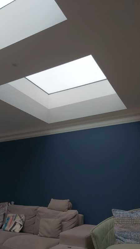 rooflight installation - supply and fit for extra light in extension