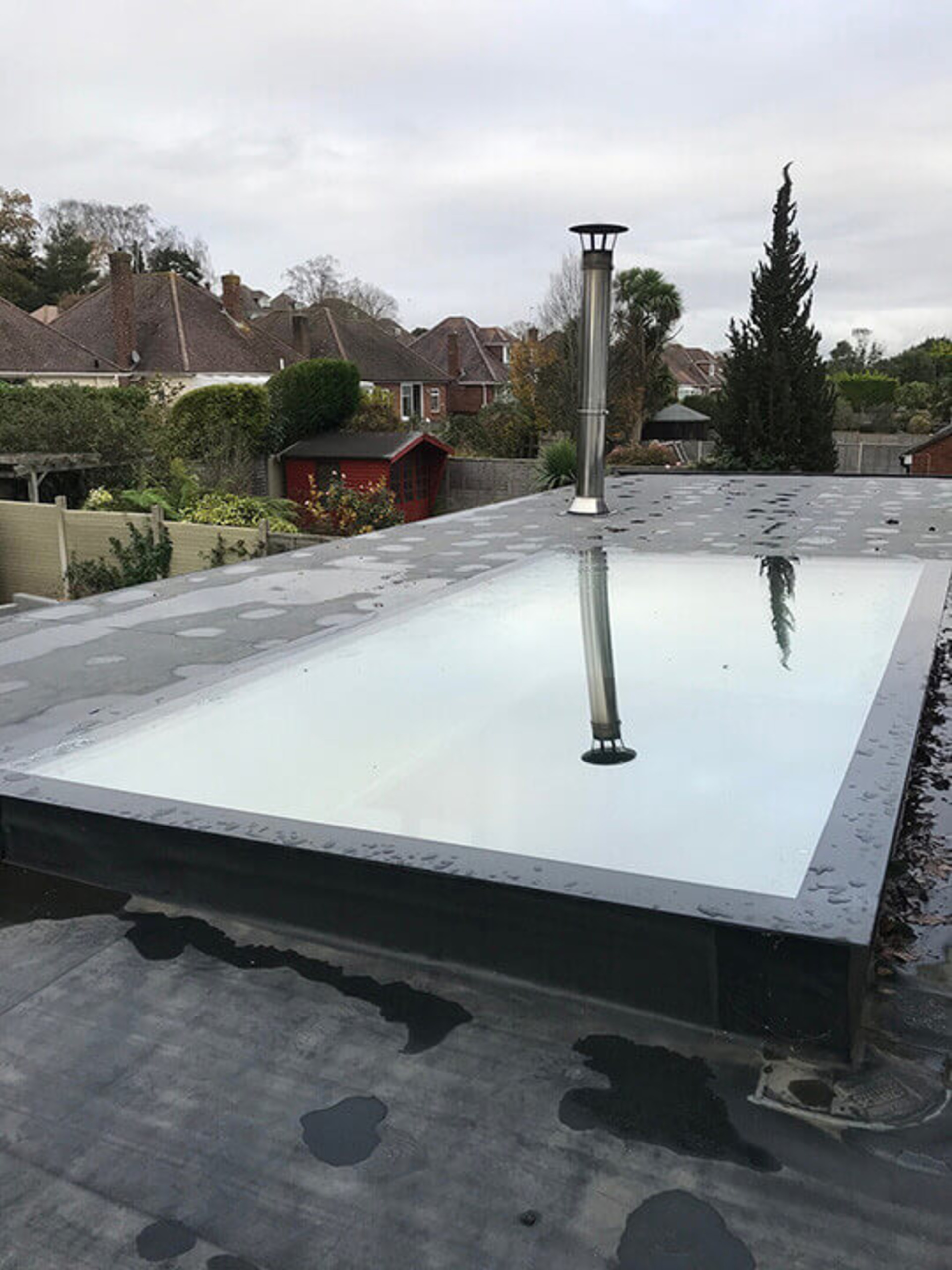 roof maintenance contract - rooflight on flat roof